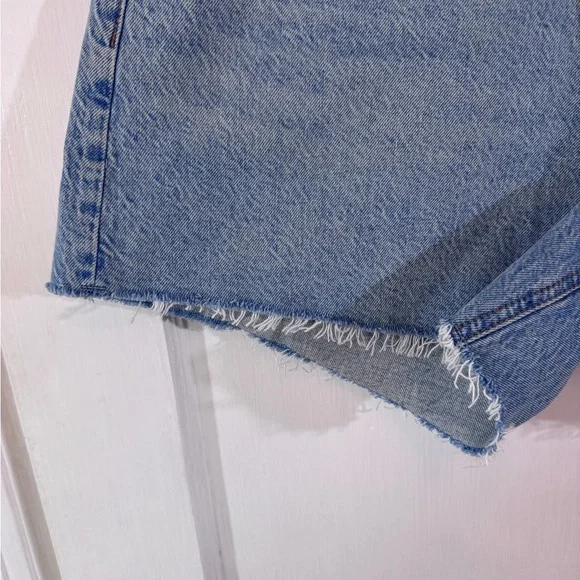 Abercrombie & Fitch Light Blue Jean Shorts shortie Denim - Picture 5 of 8